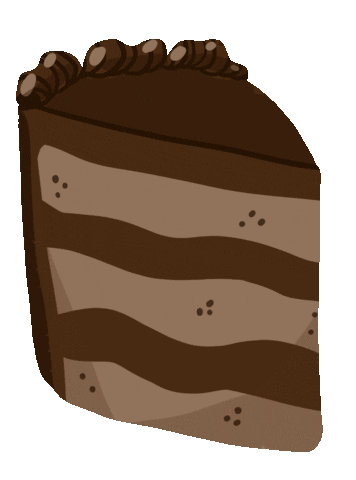 polypastel cake chocolate dessert choco Sticker