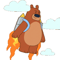 To The Moon Fun Sticker by My Neighbor Alice