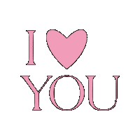 I Love You Valentine Sticker by Vedder & Vedder