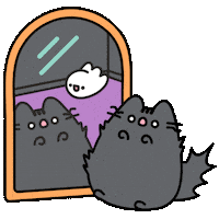 Scared Scaredy Cat Sticker by Pusheen