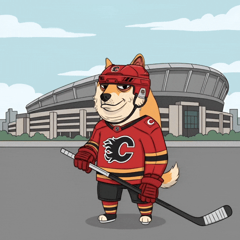 Ice Hockey Illustration GIF by Doge Pound