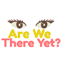 Are We There Yet Ditut Sticker by Dita W. Yolashasanti