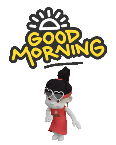 Good Morning Sticker by Zhotcita