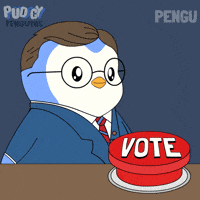 Voting Good Morning GIF by Pudgy Penguins