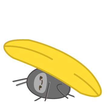 character moving Sticker by bakubaku the cockroach