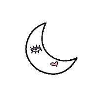 la luna sleeping Sticker by Evewear