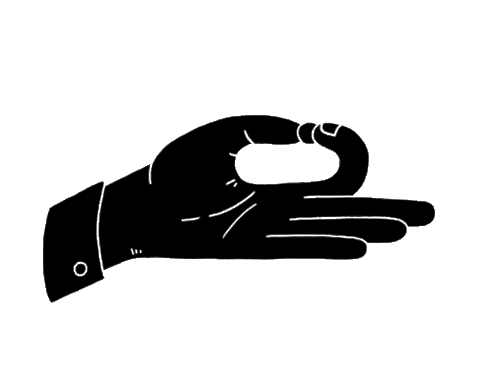 hand mano Sticker by Jorge