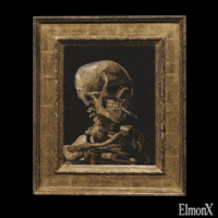Van Gogh Smoking GIF by ElmonX