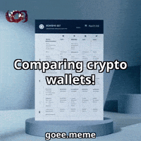 Crypto Comparing GIF by Goeememe