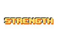 Pixel Fitness Sticker
