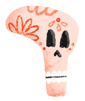 Illustration Halloween Sticker by Kirstin Smith