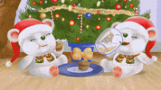 Merry Christmas Cat GIF by Bill Greenhead