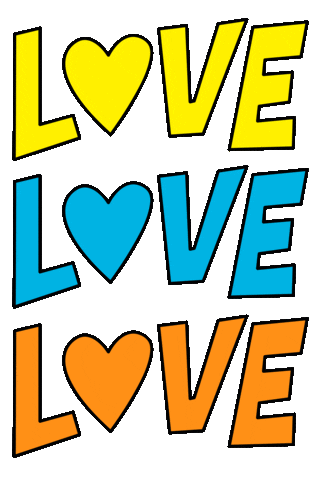 I Love You Heart Sticker by Carawrrr