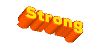 Strong Sticker by Agroma