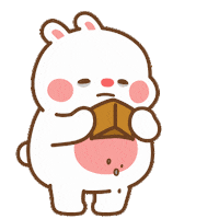 Bunny Sigh Sticker by Tonton Friends