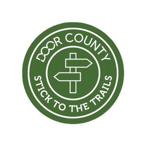 doorcounty giphygifmaker leave no trace lnt door county Sticker