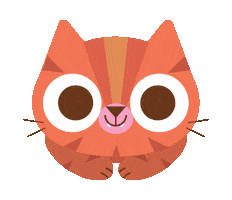 Happy Cat Sticker by cecy meade