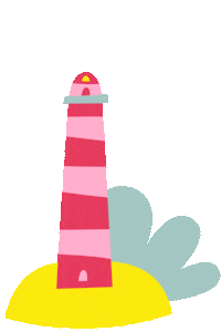 stefanietwellmann colorful lights lighthouse leuchtturm Sticker