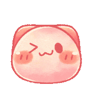 TONESHIEEE pink wink neko mochi Sticker