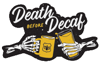 Coffee Beer Sticker by Tioga Sequoia