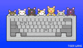 #cats #kittens #kitties #kittykeys #browser extensions #national cat day GIF by Yvonne Cheng