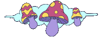 Rainbow Mushroom Sticker