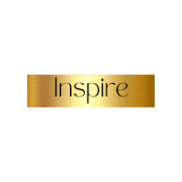 Gold Inspire Sticker
