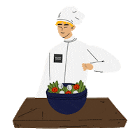 Kc Salad Sticker by Kitchen Center