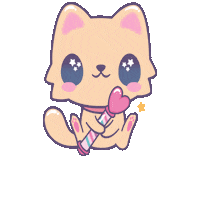 Kitty Fidel Sticker by Onix Pink Shop
