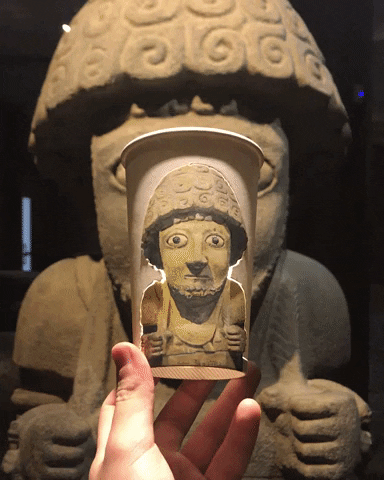 seyyahart giphyupload travel turkey statue GIF