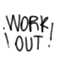 Work Out Sticker