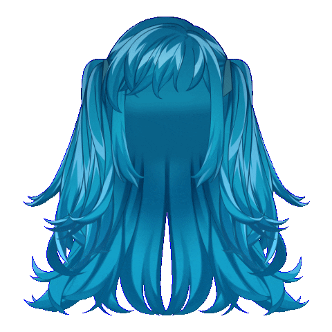Hair Flip Sticker