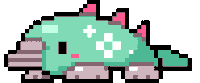 Rock Pixel Art Sticker