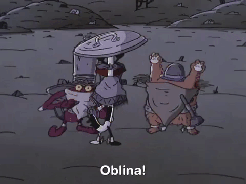 nickrewind giphydvr nicksplat aaahh real monsters giphyarm035 GIF
