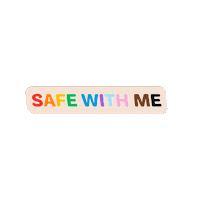 Safe Space Rainbow Sticker by GSBadgerland