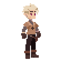 Ellimation pixelart hunter the owl house toh Sticker