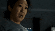 yelling get out GIF by BBC America