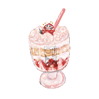 miyamamelbourne shortcake strawberryshortcake miyama miyamamelbourne Sticker