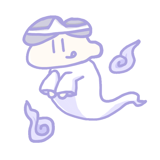 Summer Ghost Sticker