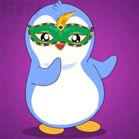 Happy Mardi Gras GIF by Pudgy Penguins