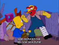 mad bart simpson GIF