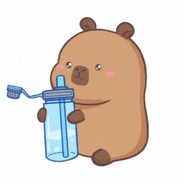 Happy Water Bottle GIF