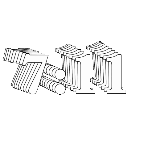 Seven Eleven Time Sticker by Adrian Valia