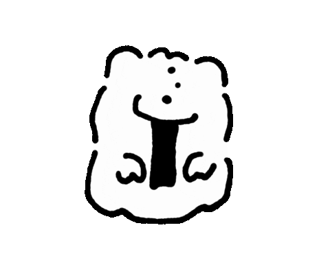 mmhn_samoyed_gif giphyupload dog shock ghost Sticker