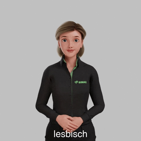 Avatar Gebärdensprache GIF by Sign Time - SiMAX