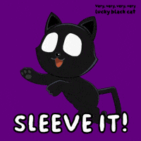 Glow Black Cat GIF by VeeFriends