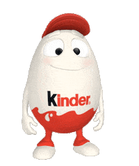 Kinder_Official love happy wow rainbow Sticker