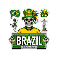 Copa Del Mundo Halloween Sticker