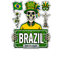 Copa Del Mundo Halloween Sticker