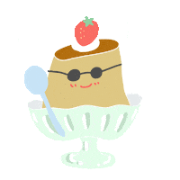 Pudding ぷりん Sticker